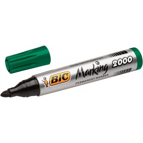 Marker permanentny Bic Marking 2000 5.5mm, Zielony - 2